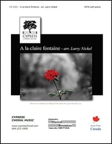 A La Claire Fontaine SATB choral sheet music cover